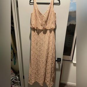 Sorella Vita Champagne bridesmaid dress size 14